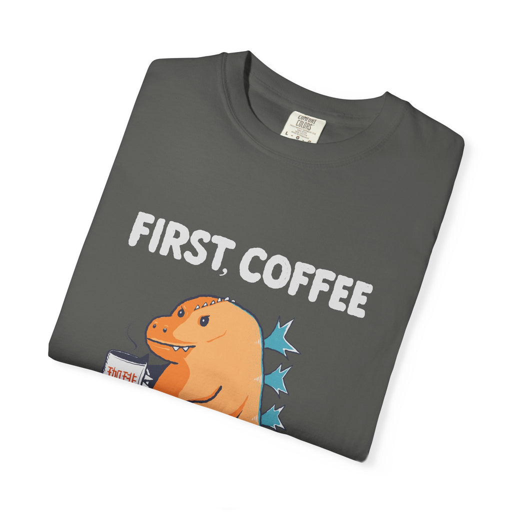 First, Coffee — Coffeezilla T-Shirt