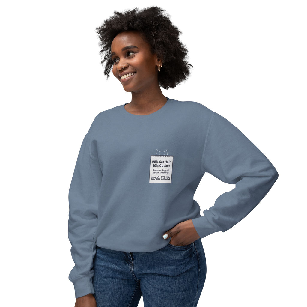 90% Cat Hair 10% Cotton - Remove The Cat Before Washing Sweatshirt
