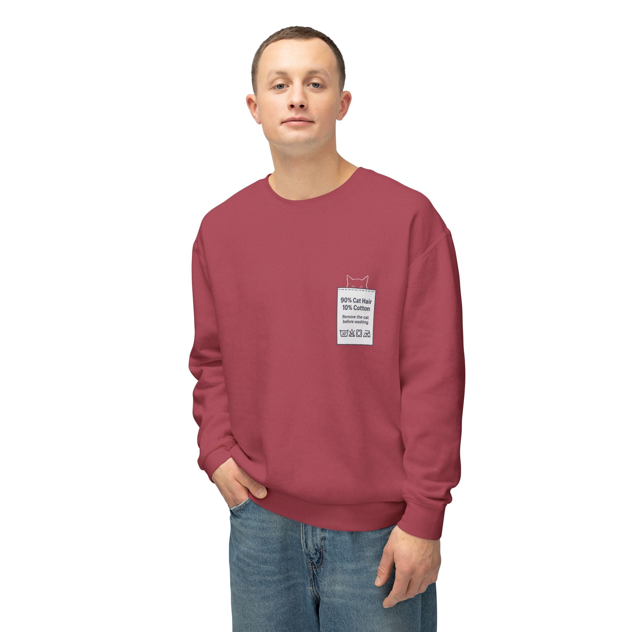 90% Cat Hair 10% Cotton - Remove The Cat Before Washing Sweatshirt