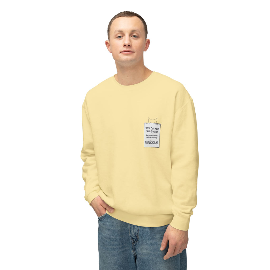 90% Cat Hair 10% Cotton - Remove The Cat Before Washing Sweatshirt