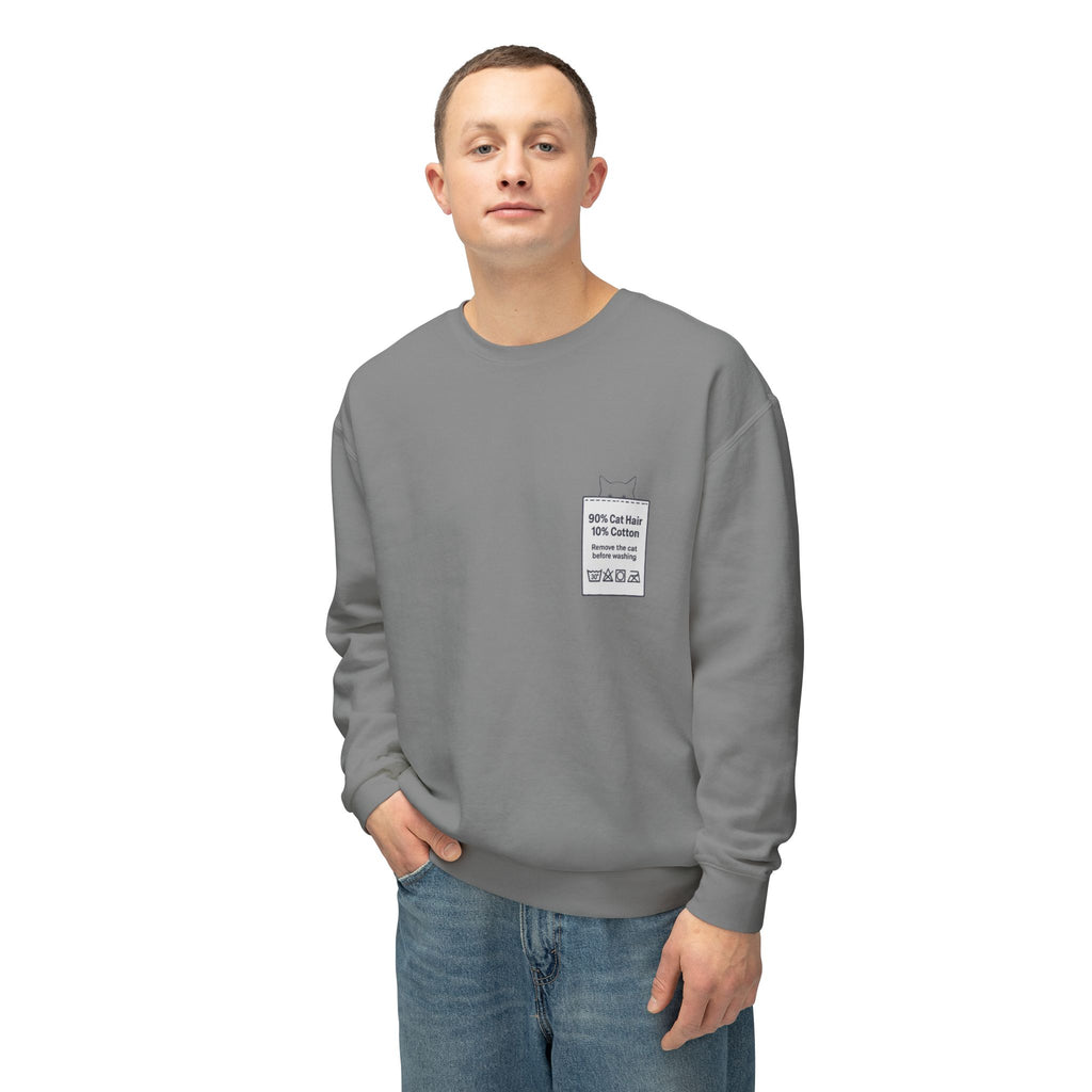 90% Cat Hair 10% Cotton - Remove The Cat Before Washing Sweatshirt