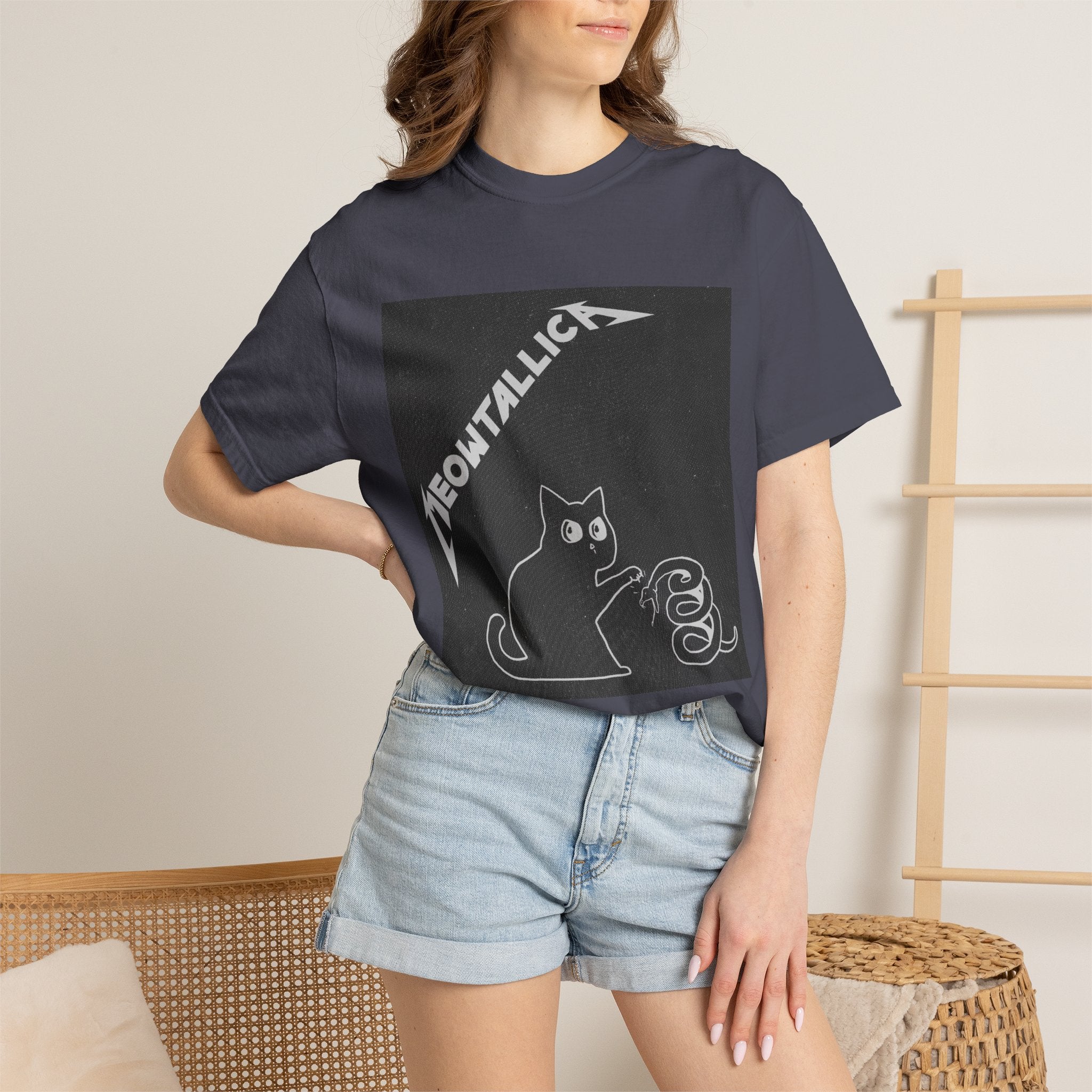 Meowtallica - The Black Paw T-Shirt