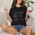 Scientific Meowthod T-Shirt  Cute Cat Science Diagram Tee