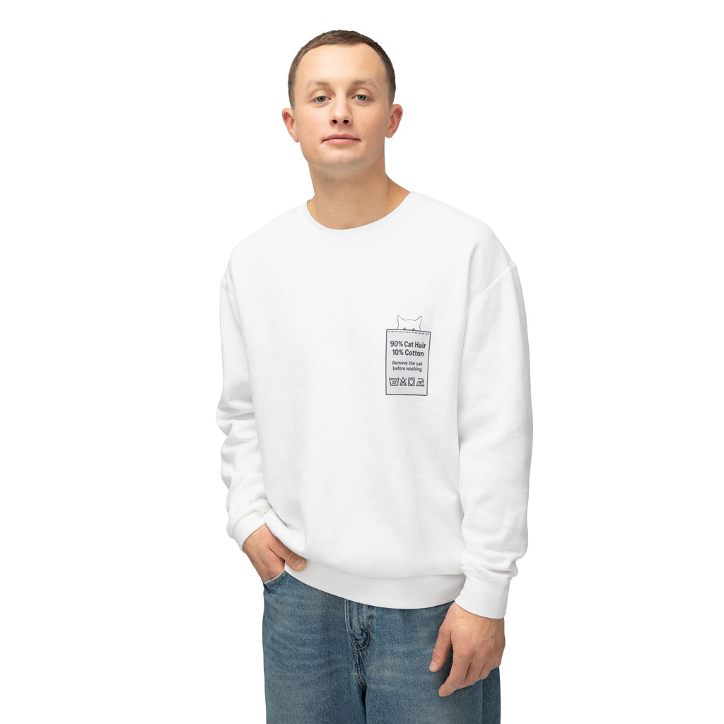 90% Cat Hair 10% Cotton - Remove The Cat Before Washing Sweatshirt