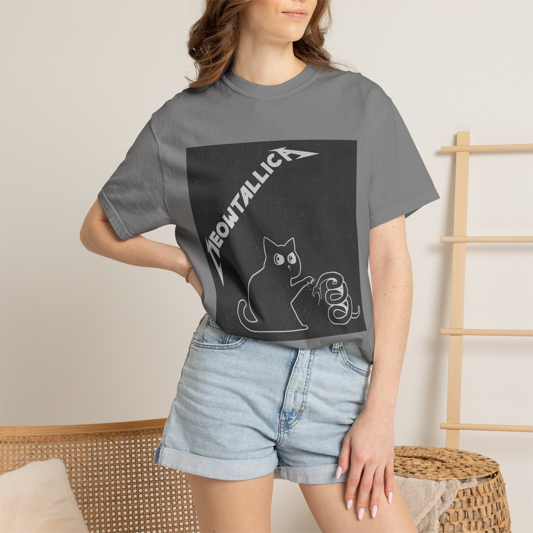 Meowtallica - The Black Paw T-Shirt