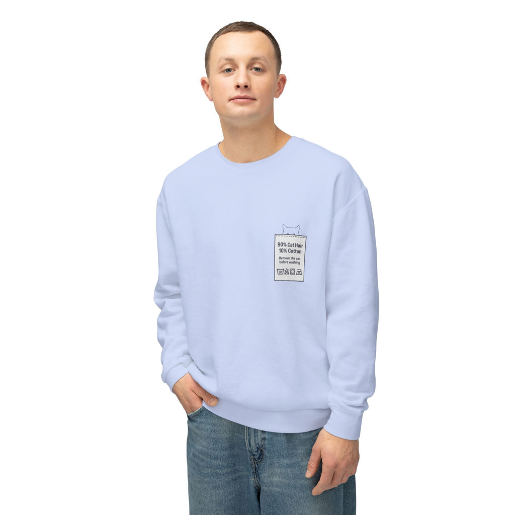90% Cat Hair 10% Cotton - Remove The Cat Before Washing Sweatshirt