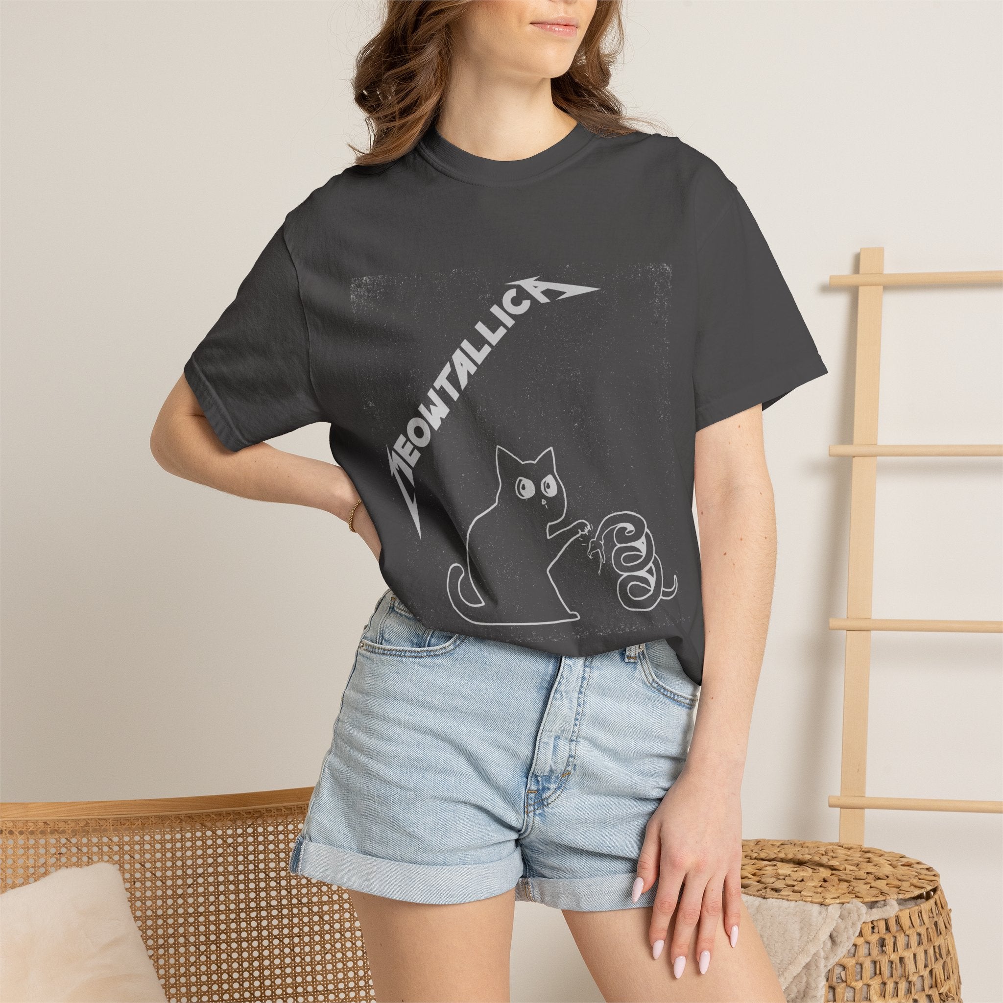 Meowtallica - The Black Paw T-Shirt