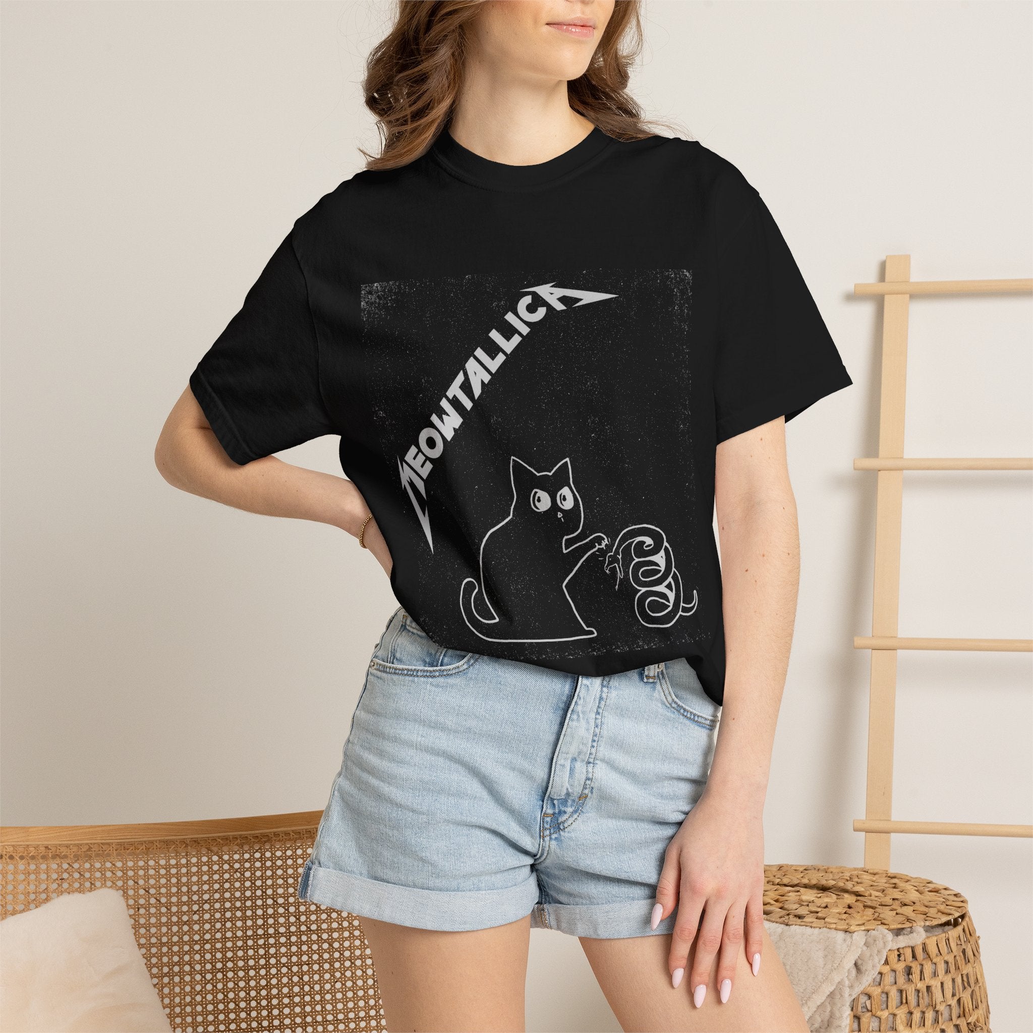Meowtallica - The Black Paw T-Shirt