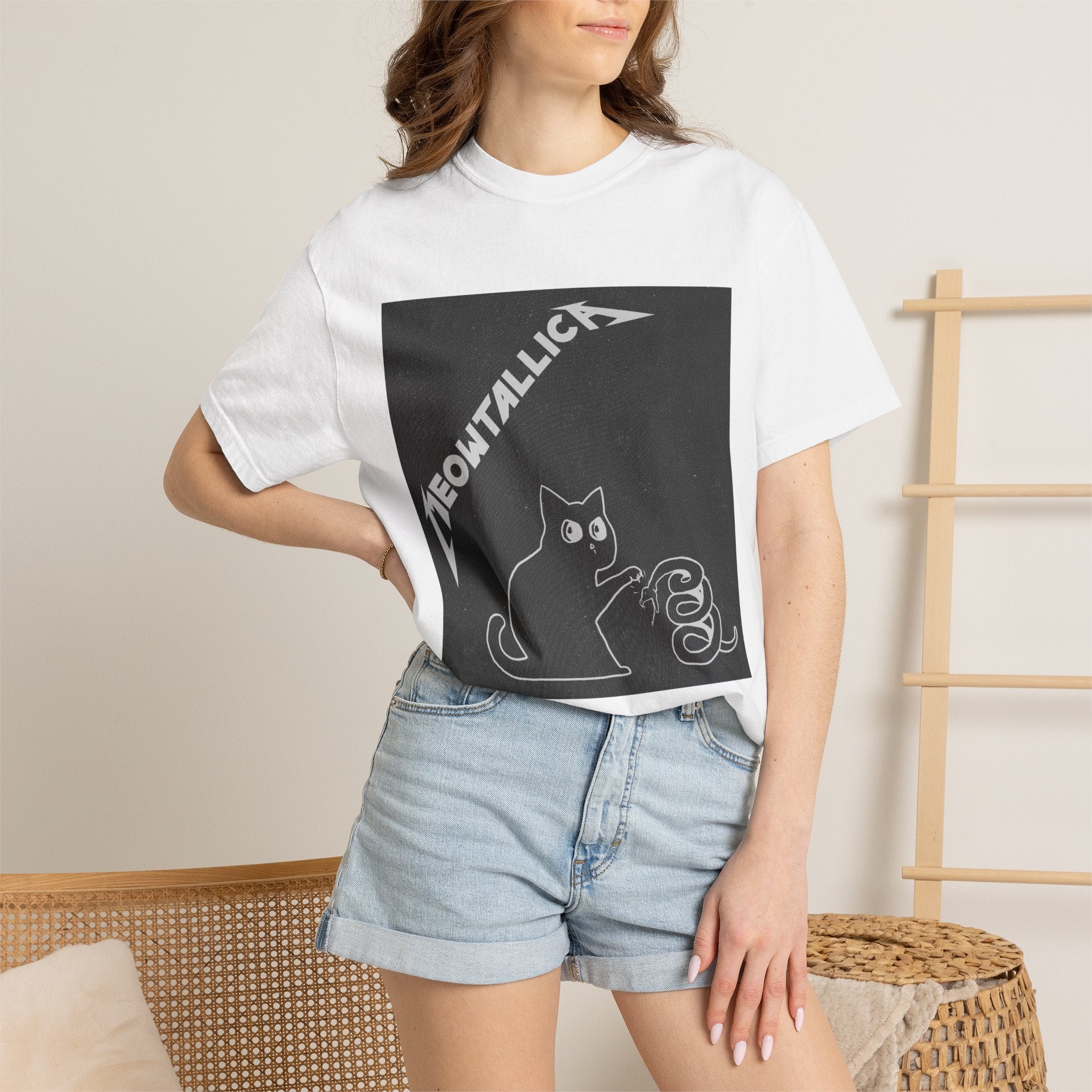 Meowtallica - The Black Paw T-Shirt